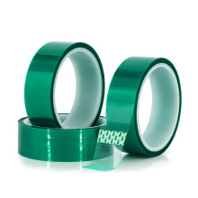 Powder Coating High Temperature Green Silicone Polyester Film PET Tape